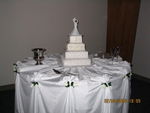 wedding cake table