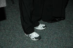 Mike with his "fancy" shoes