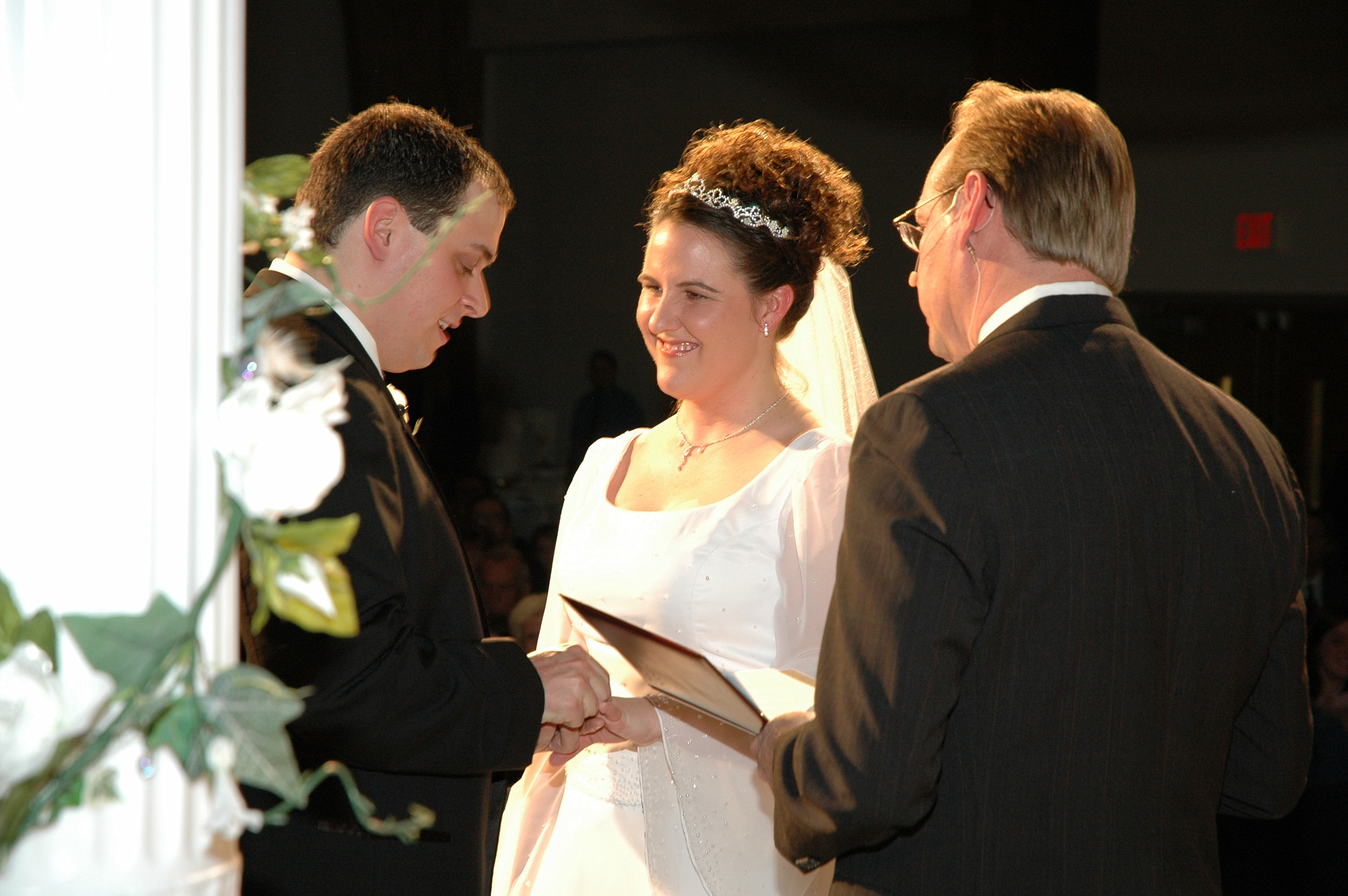 Mike gives the ring