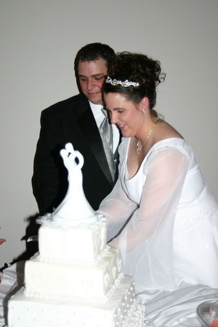 Cutting the cake
