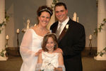 Savannah McCullum (Jen's cousin) with Jen & Mike Jolly