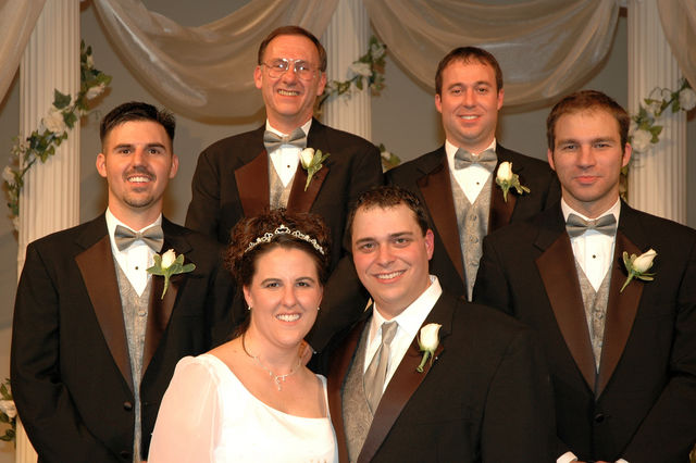Michael Graham (Jen's brother); Jerry Graham (Jen's dad); Jonny Graham (Jen's brother); Jon Grubbs with Jen & Mike Jolly