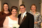 Marie Jolly (Mike's sister) & Diane Jolly (Mike's mom) with Jen & Mike Jolly