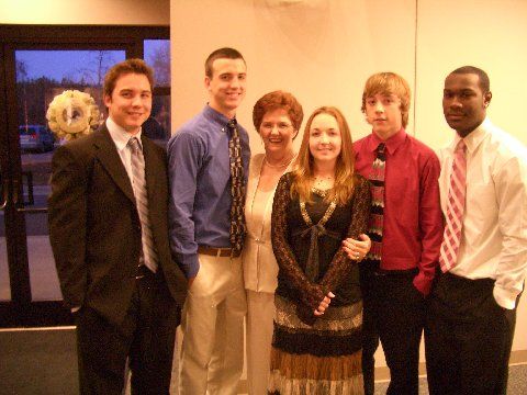 Chad & Chase Patterson, Barbara Carter, Brandyn McCullum, Chandler Patterson, Lewis Hinton