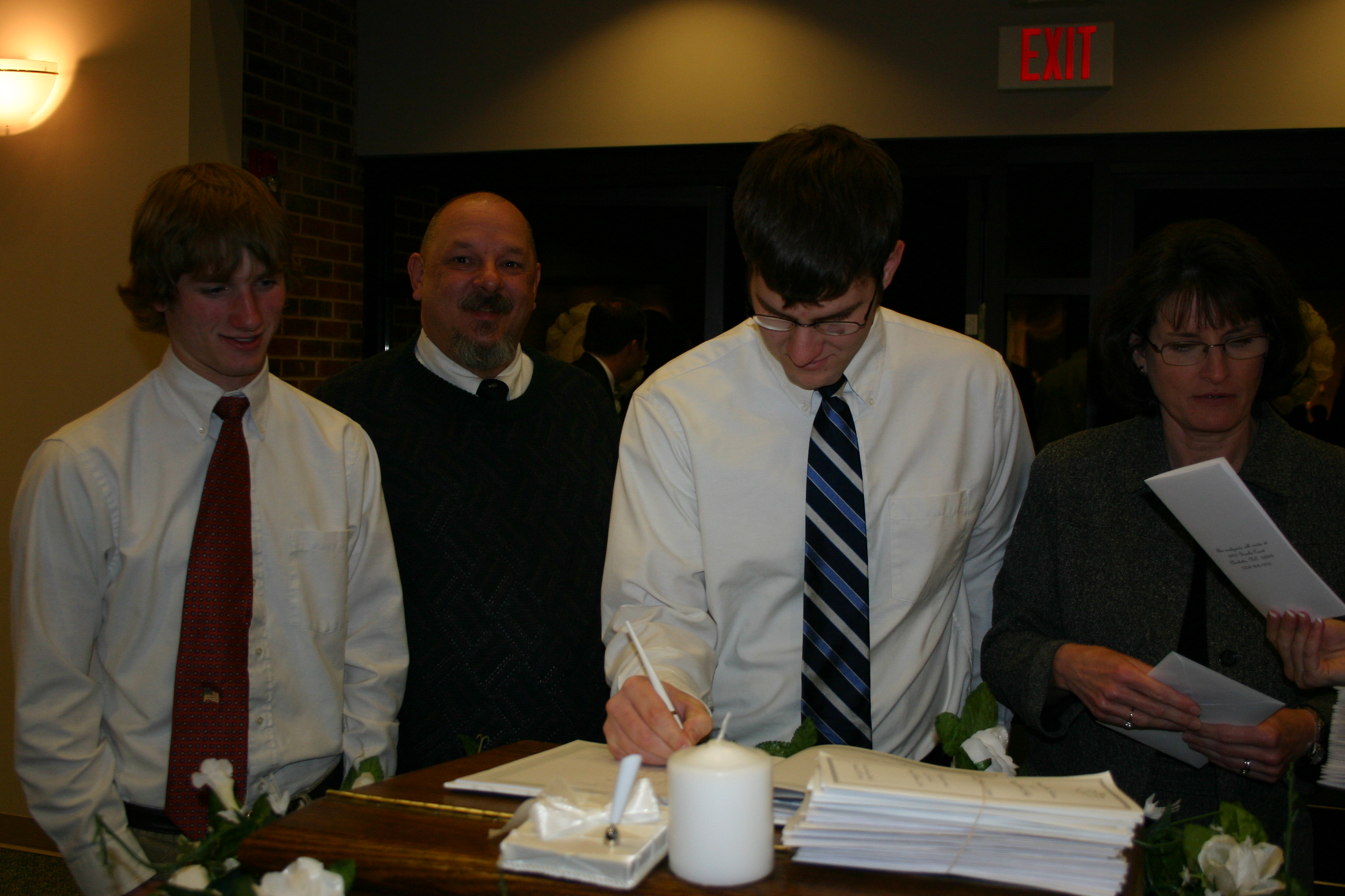 Nathan, Clete, Aaron, & Sandi Jolly