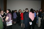 mingling at the reception