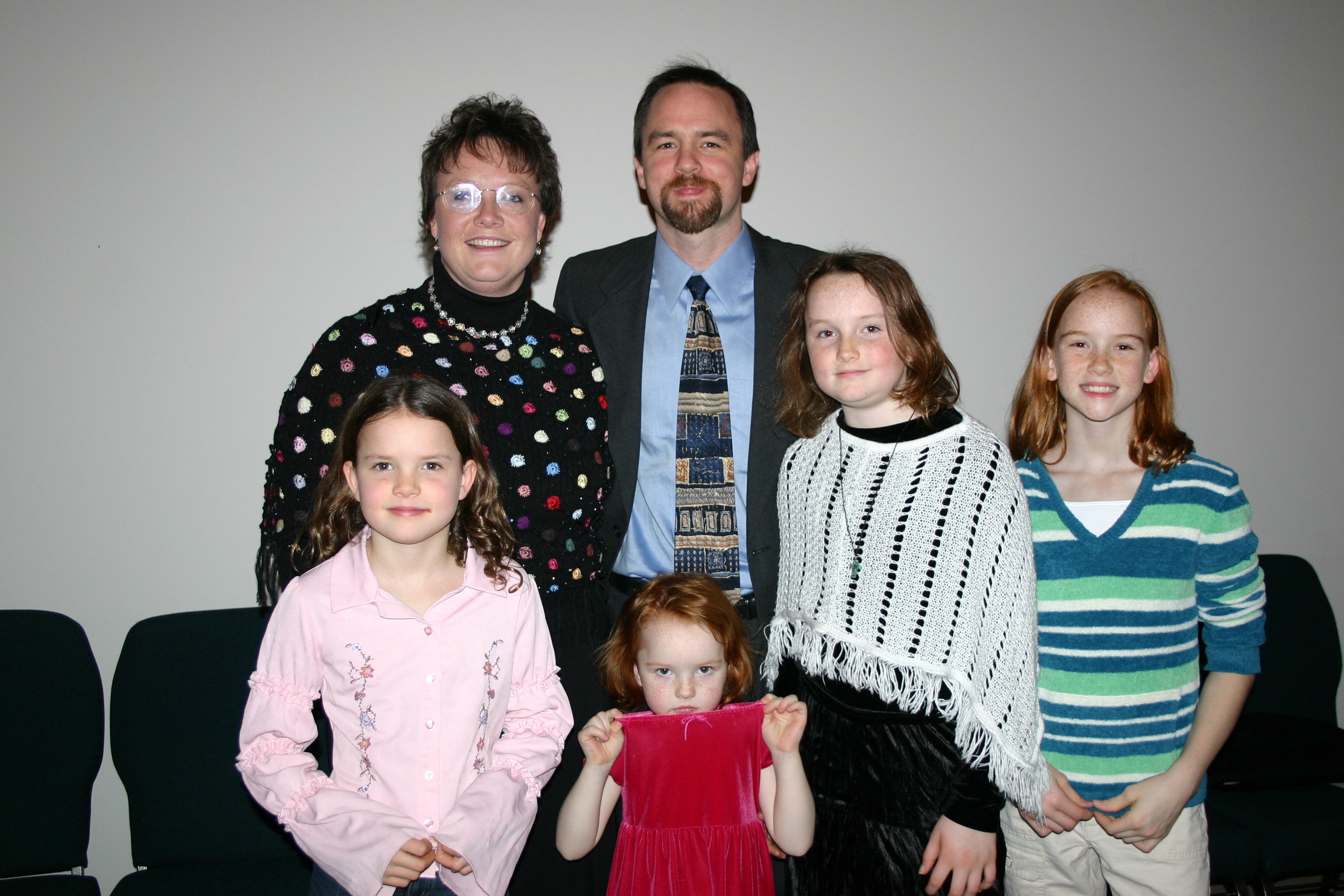 Heidi, Stan, Amy, Emily, Kaela, & Kathryn Reckard