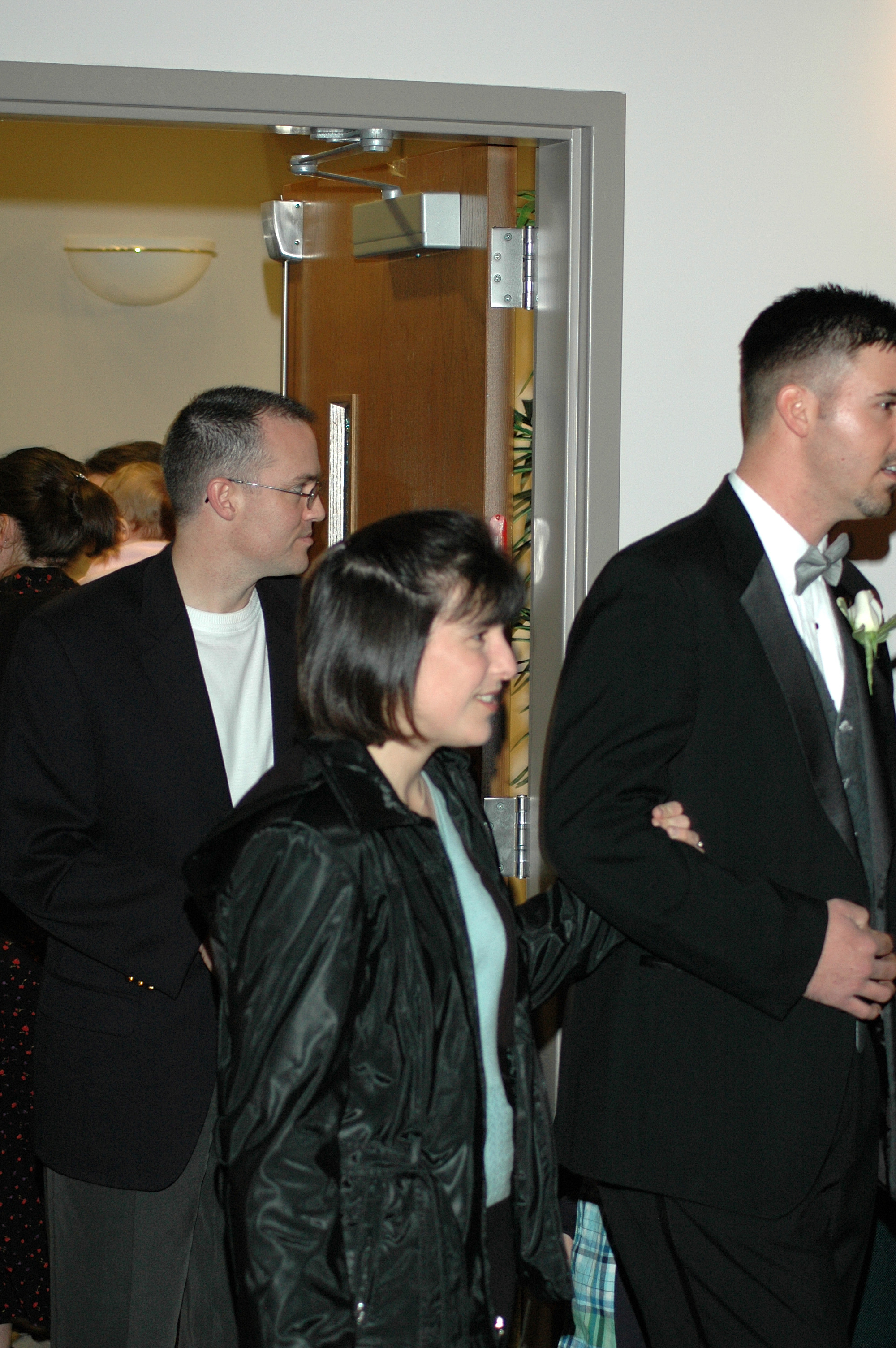 Jim & Anne Jenkins ushered in by Michael Graham